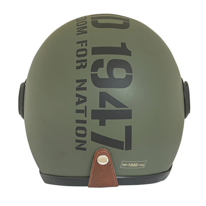 West 1947 Retro Open Face Helmet