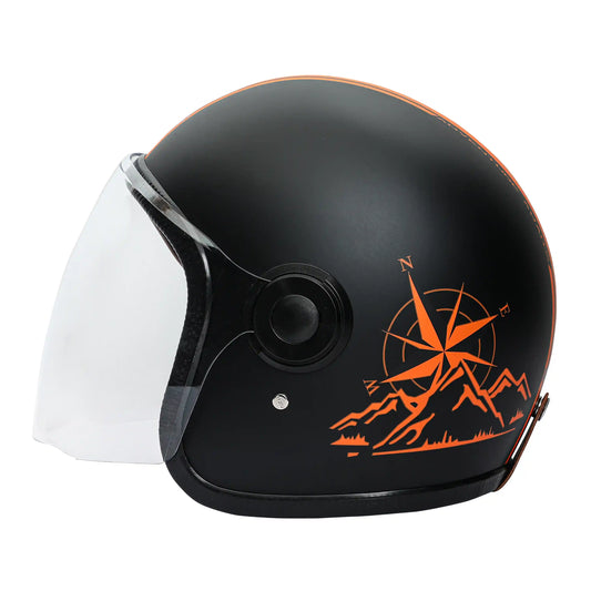 West Adventure Retro Open Face Helmet