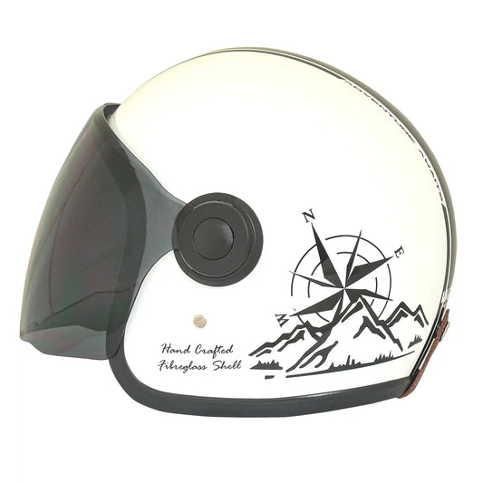 West Adventure Retro Open Face Helmet