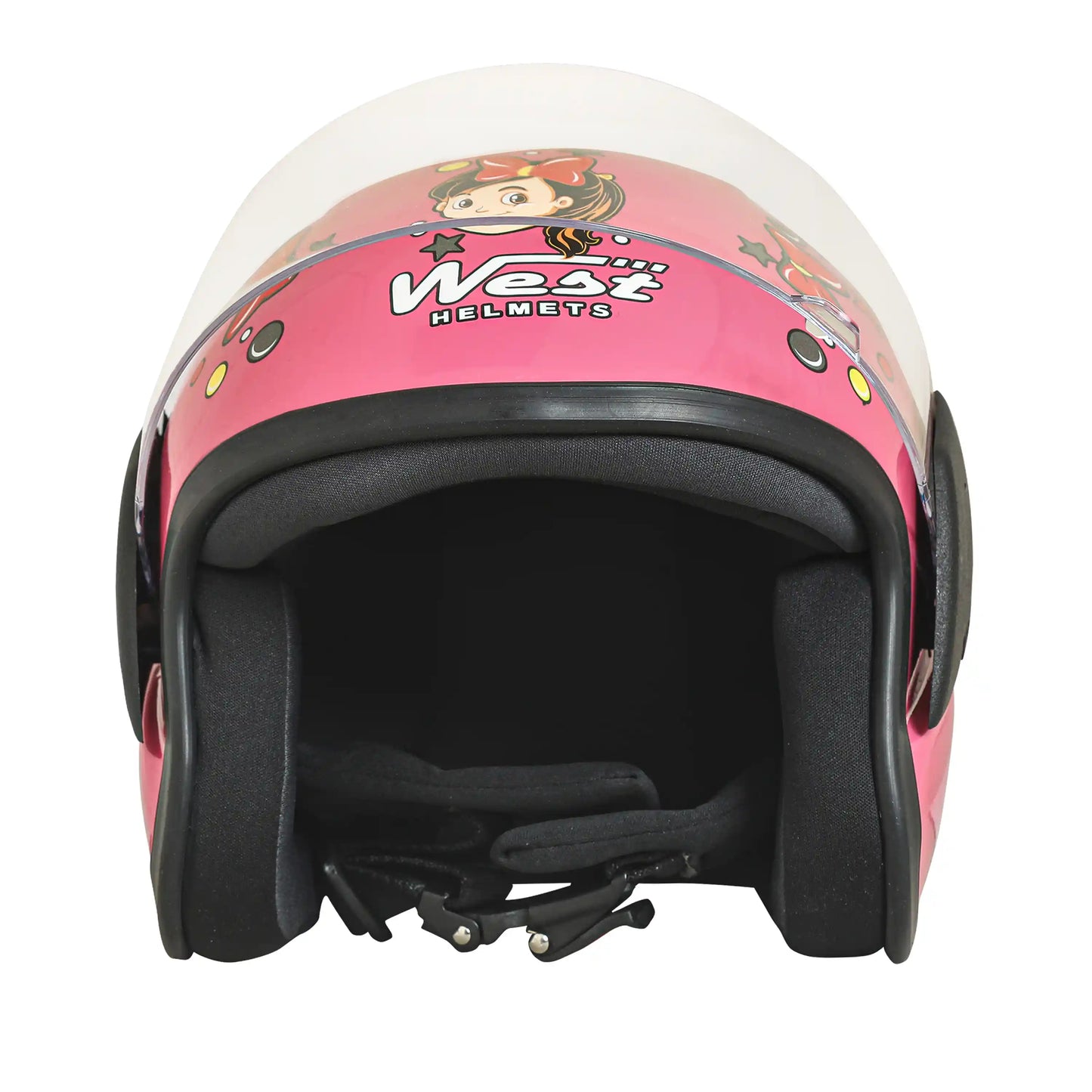 West Pretty Girl Kidz Freindly Open Face Helmet