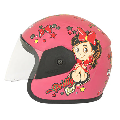 West Pretty Girl Kidz Freindly Open Face Helmet