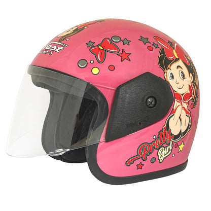 West Pretty Girl Kidz Freindly Open Face Helmet