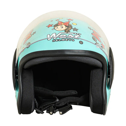 West Pretty Girl Kidz Freindly Open Face Helmet