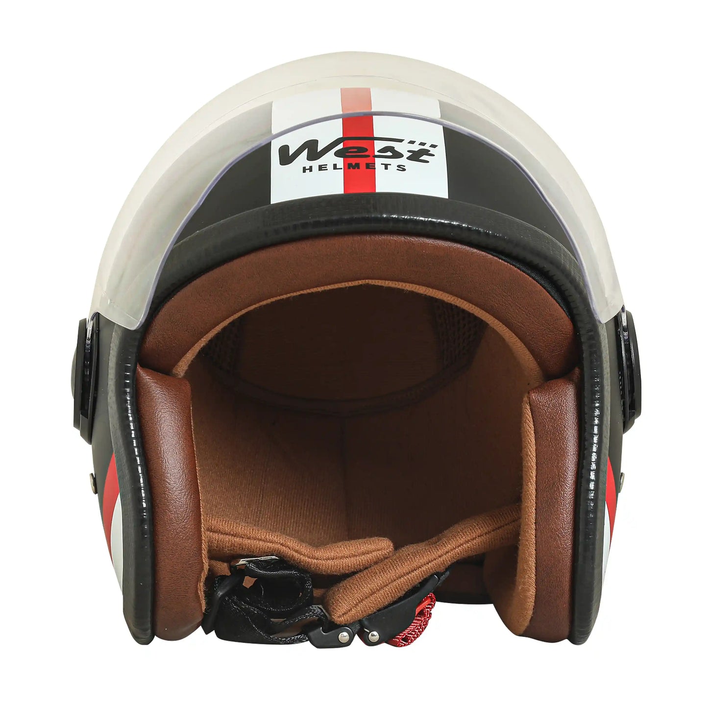 West Skull Retro Open Face Helmet