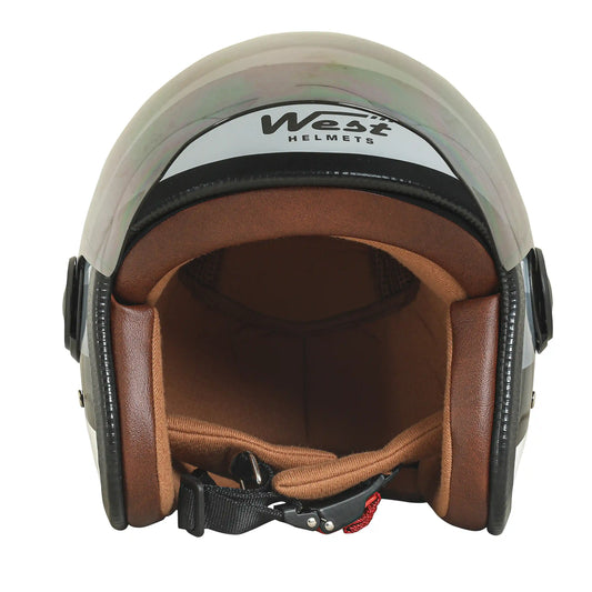 West Stratum Retro Open Face Helmet