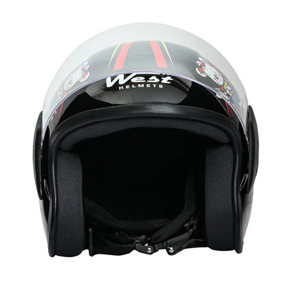 West Super Rider Kidz Freindly Open Face Helmet