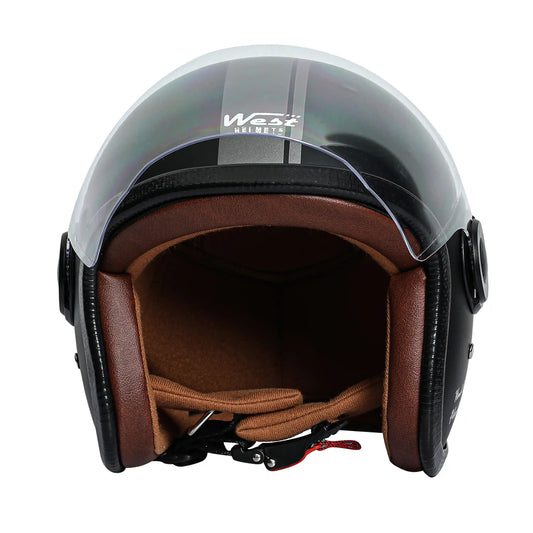 West Adventure Retro Open Face Helmet