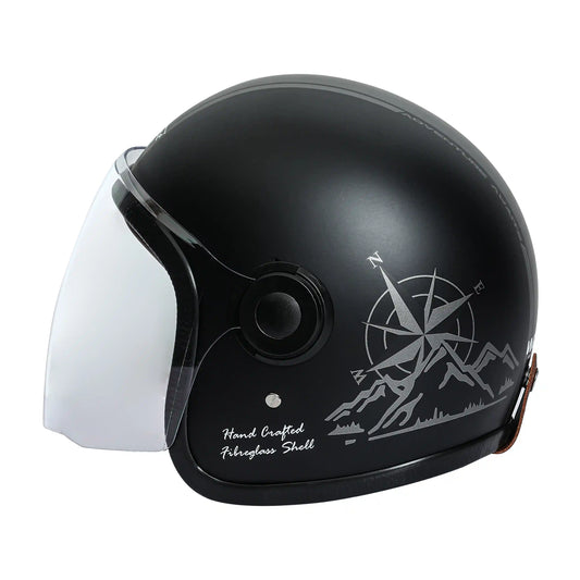 West Adventure Retro Open Face Helmet