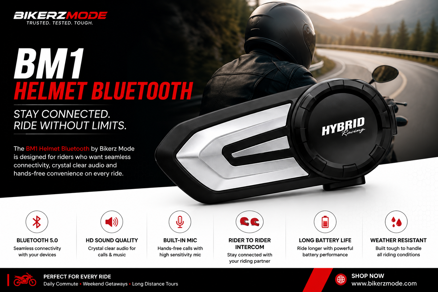 BM1 Helmet Bluetooth: A Smarter Way to Stay Connected on Every Ride
